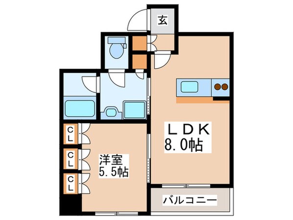 CITY　SPIRE難波グレイスの物件間取画像